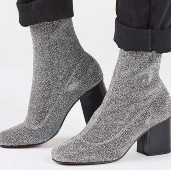 silver sock boots